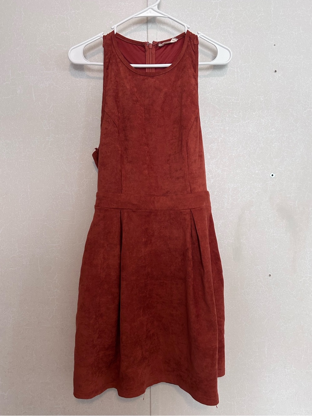 Altar'd State | Rust Suede Mini Dress | Size Large